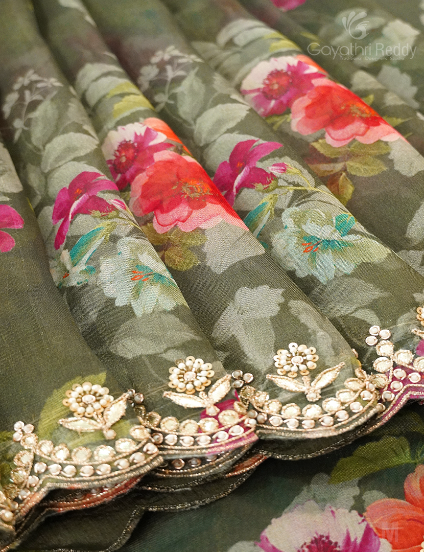 PURE ORGANZA SILK-POF148