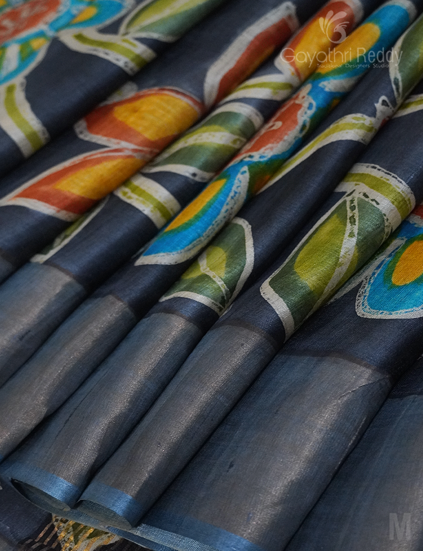 PURE DESI TUSSAR SILK-TS1114