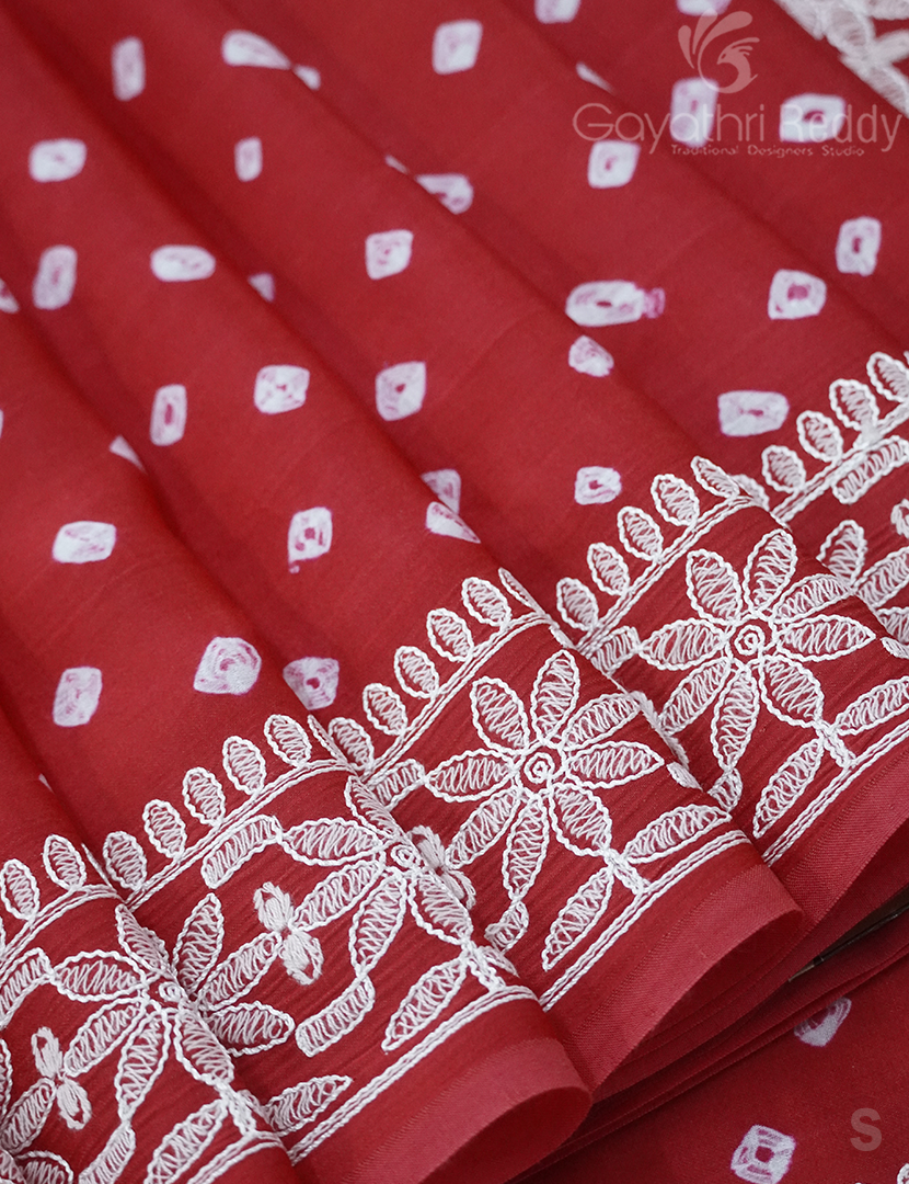 PURE GAJJI SILK BANDHANI-PGB5