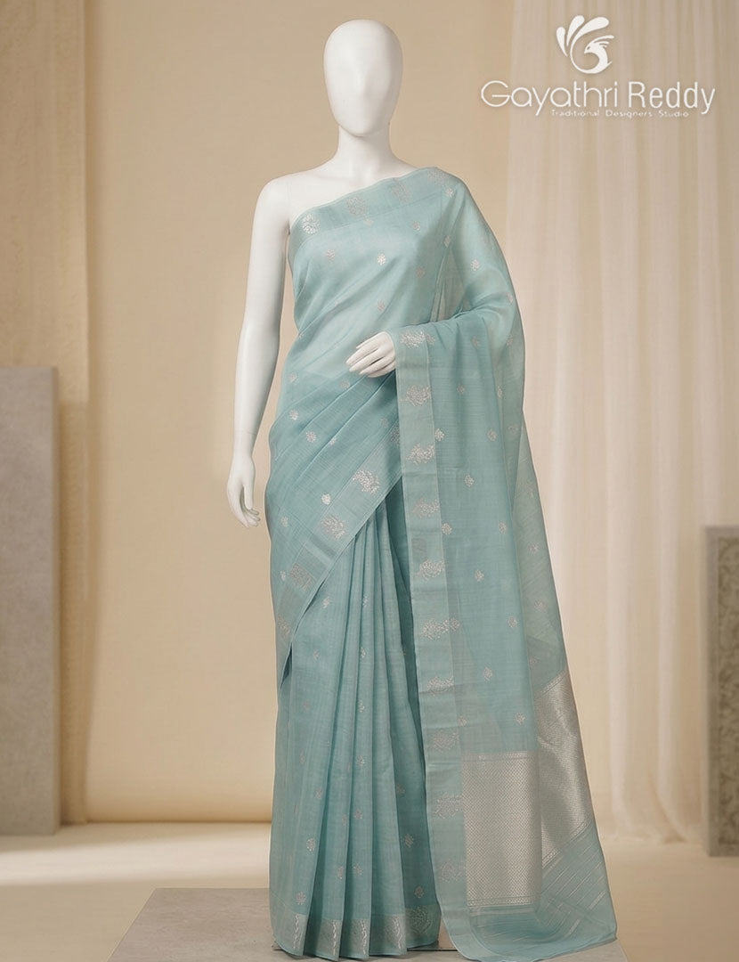 PURE BANARAS KORA SILK-BKS113