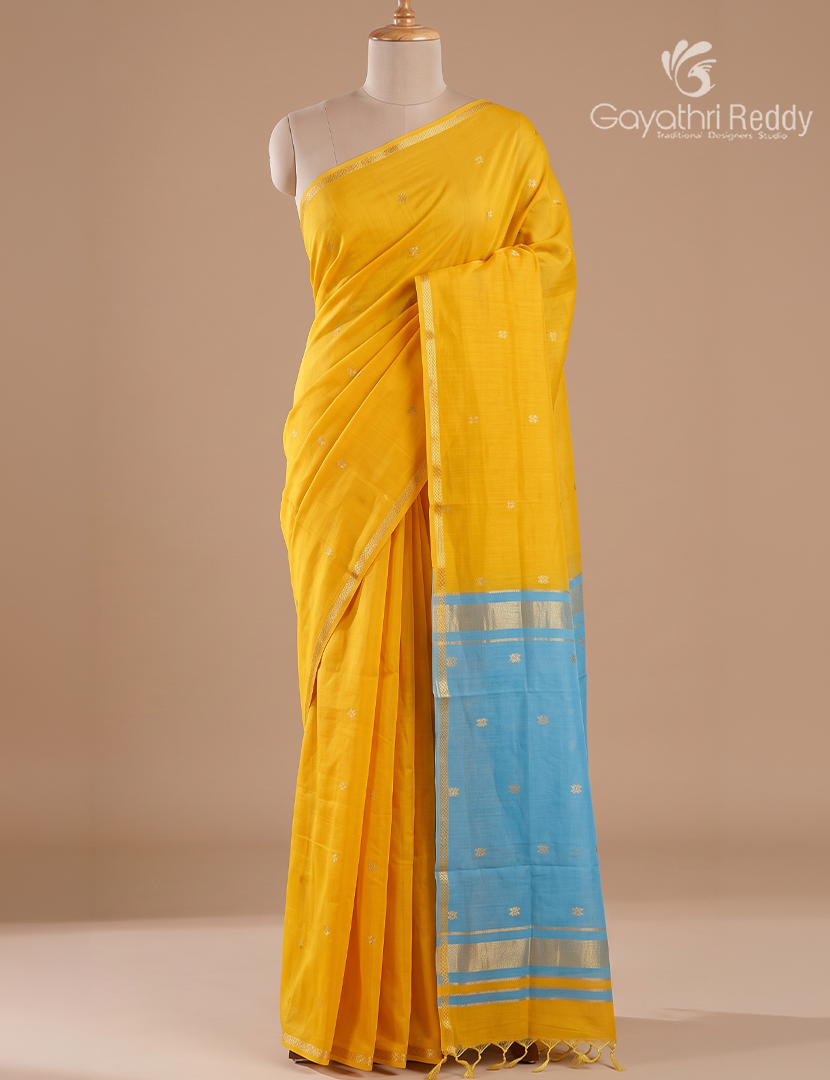 Sico Saree in Yellow and Blue