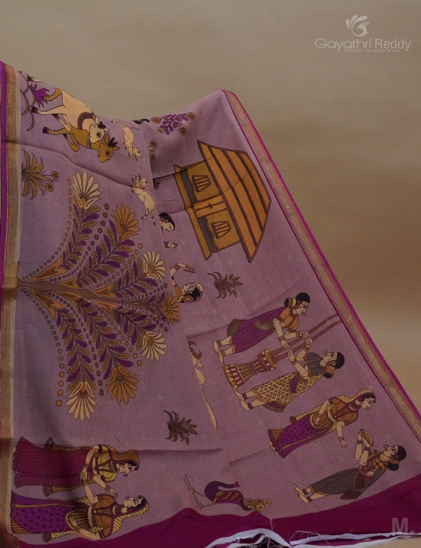 PURE KALAMKARI KADI COTTON-KKC2