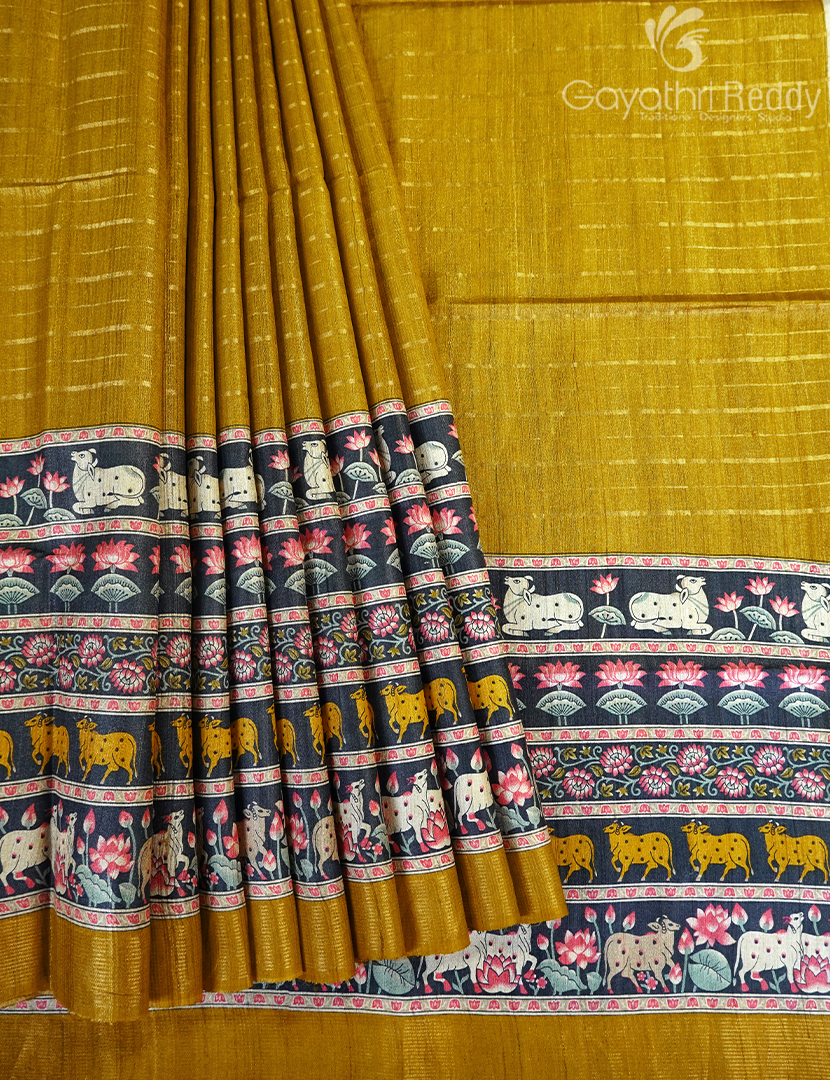 PURE DESI TUSSAR SILK-TS1526