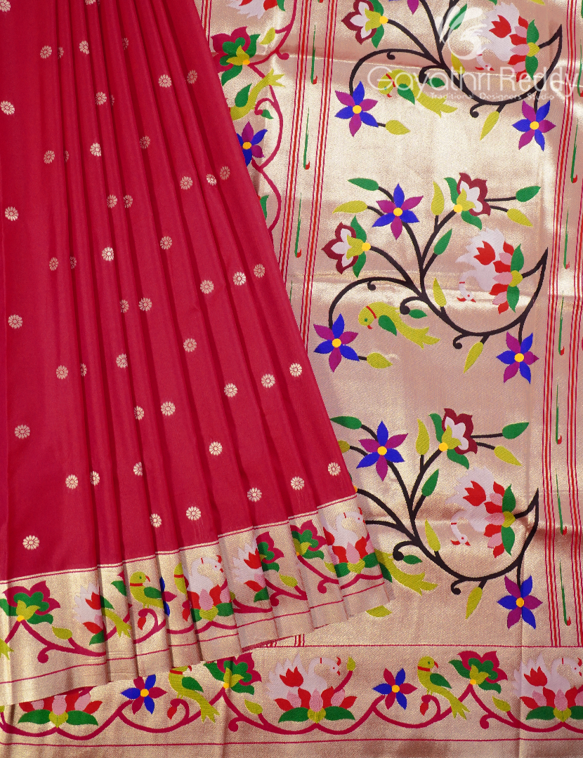 SEMI PAITHANI SAREE-SPS90