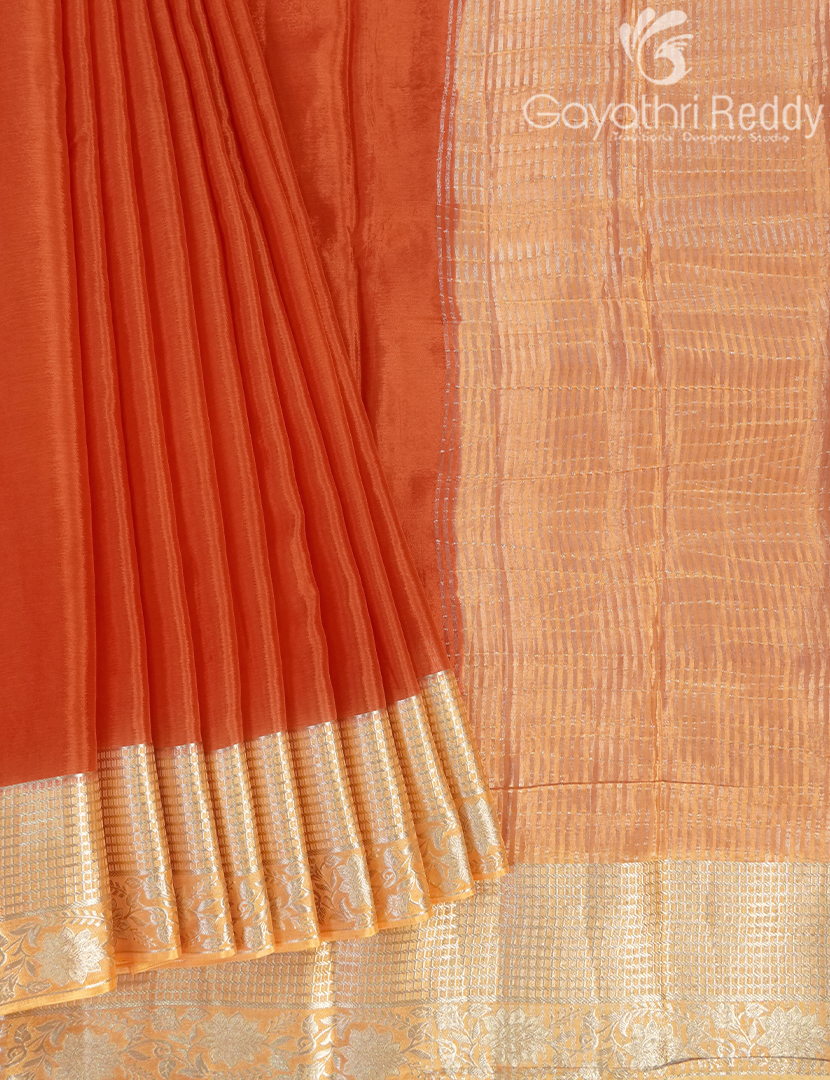 CRAPE SILK SAREE-PSC43