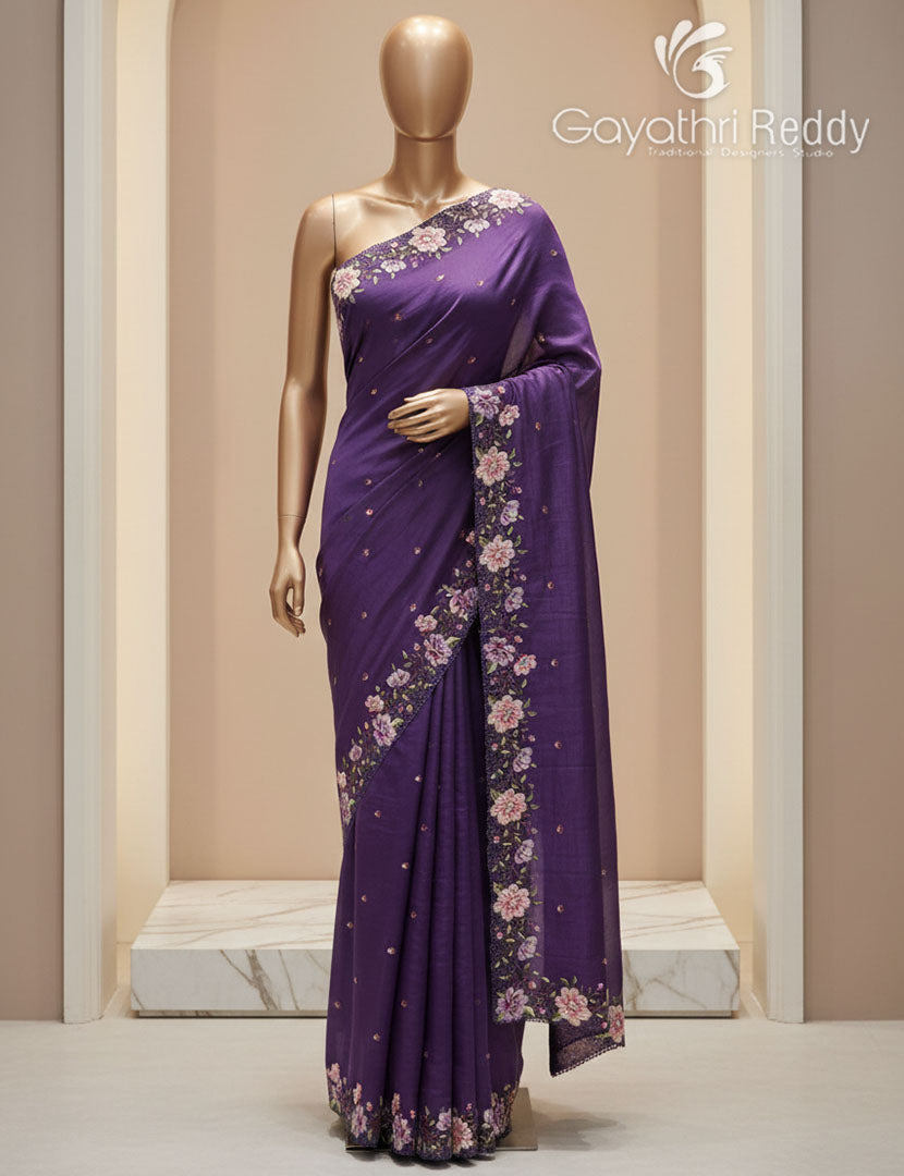 SEMI DUPION SILK SAREE-SDS105
