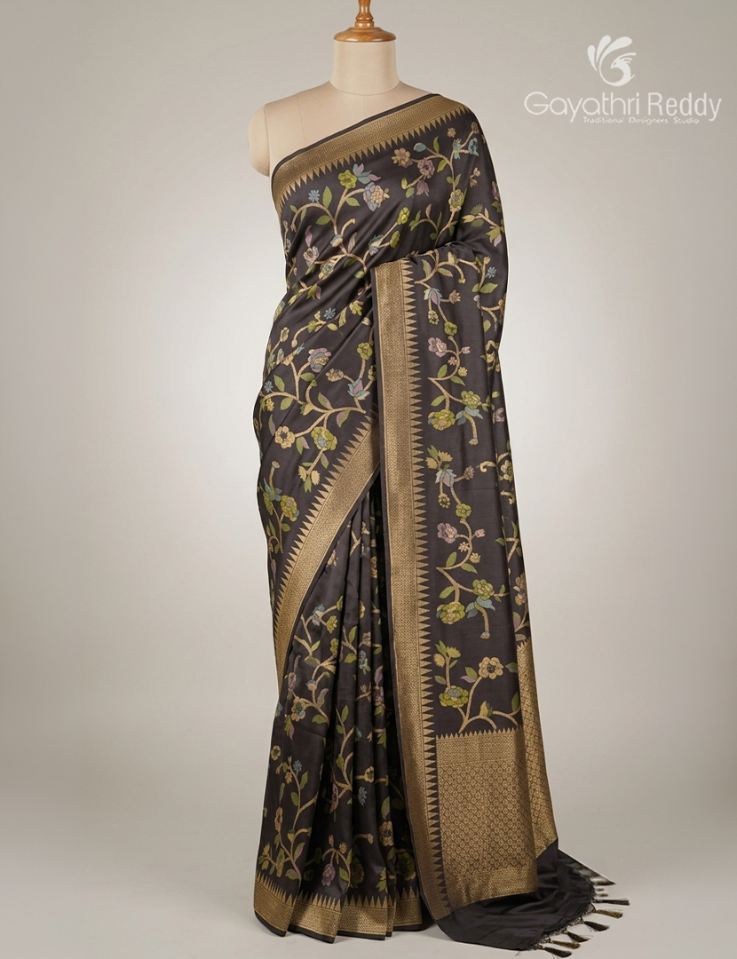 Pure Satin Silk Saree-PST16