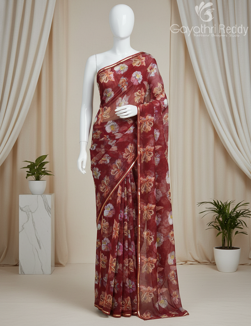 CHIFFON SAREE-SH673