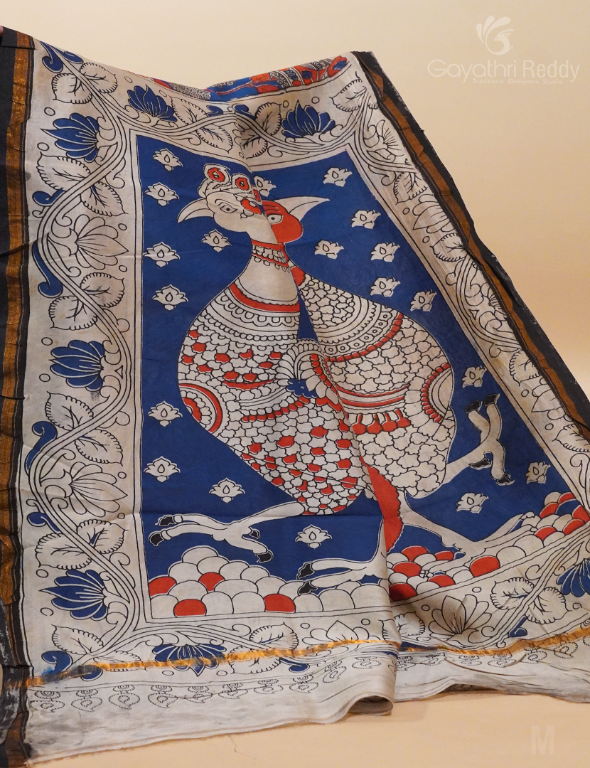 PURE CHANDERI KALAMKARI-KCS53