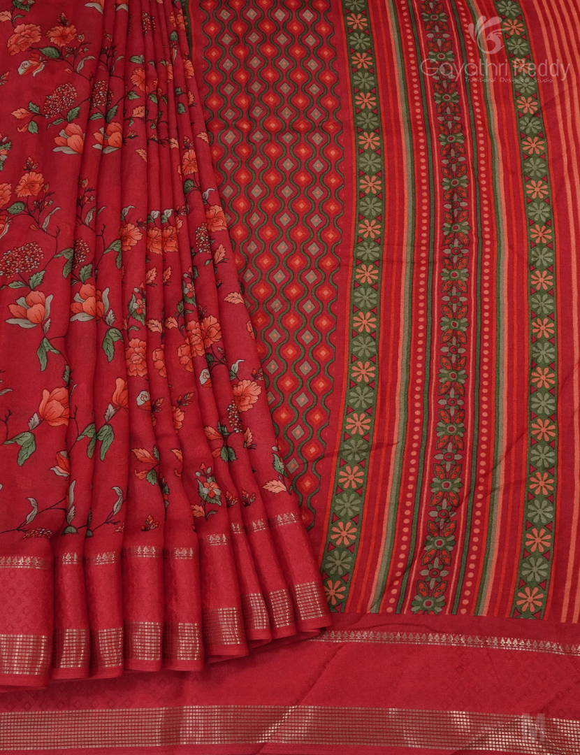 GEORGETTE PRINTED SAREE-PGP28