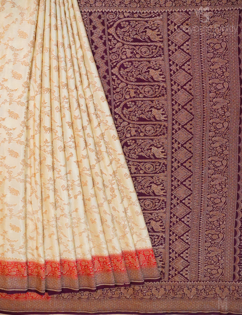 PURE BANARAS GEORGETTE KADDI-BG672