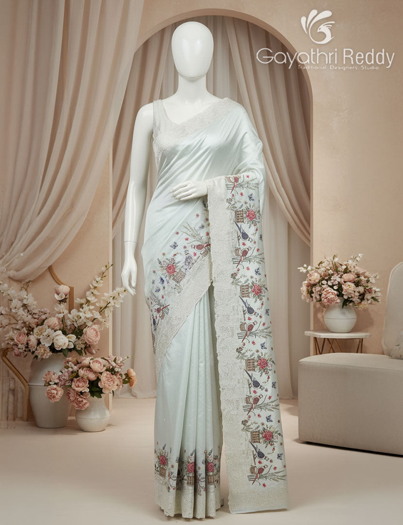 SEMI DUPION SILK SAREE-SDS130