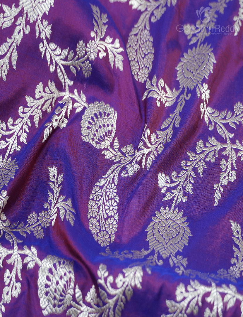 PURE BANARAS KATAN SILK JAAL-BP1106