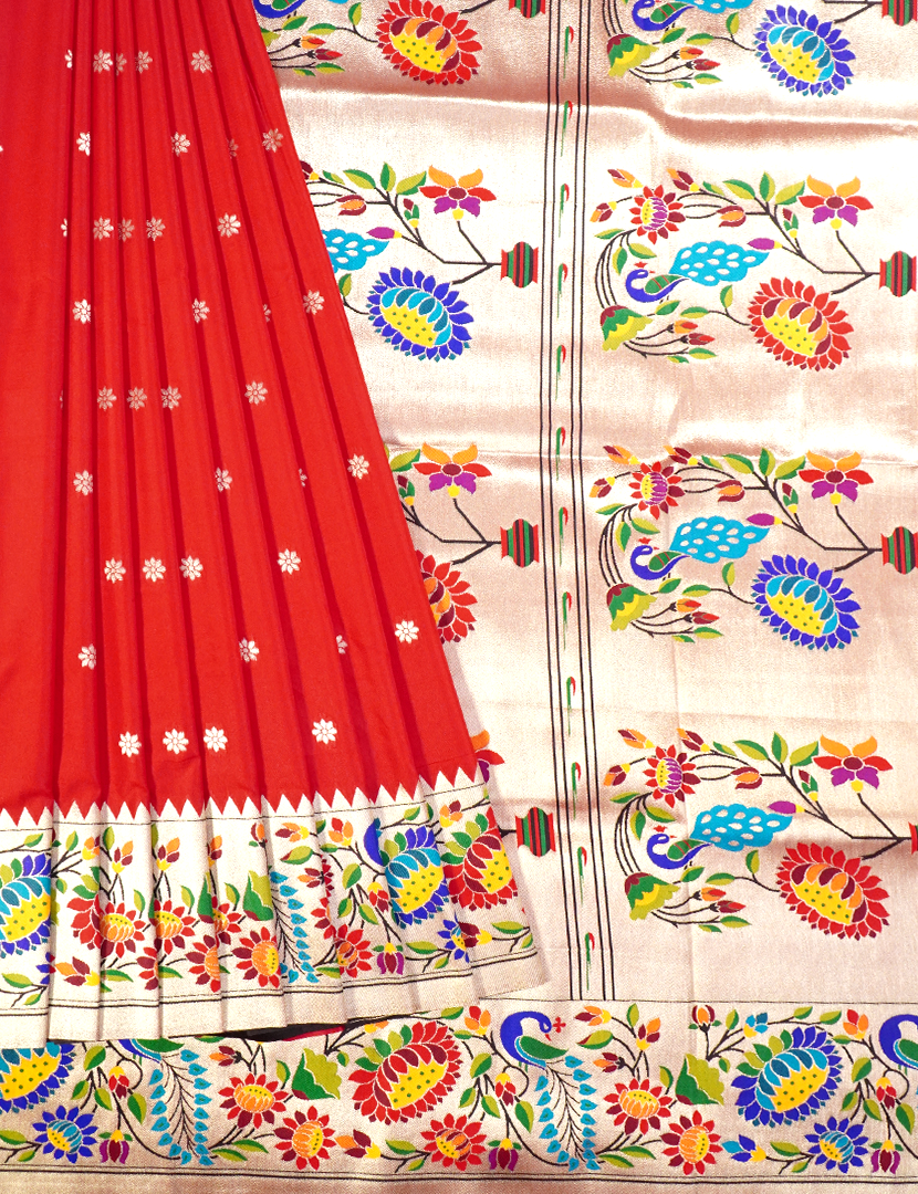 SEMI PAITHANI SAREE-SPS81