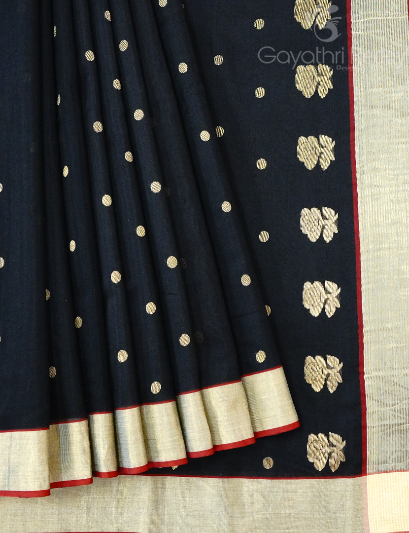 PURE CHANDERI SICO  SAREE-PCS654