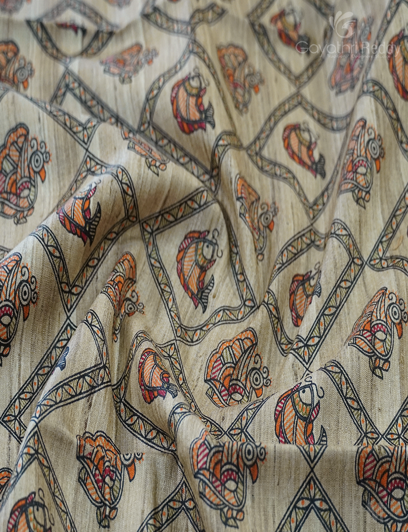 PURE DESI TUSSAR SILK-TS1368