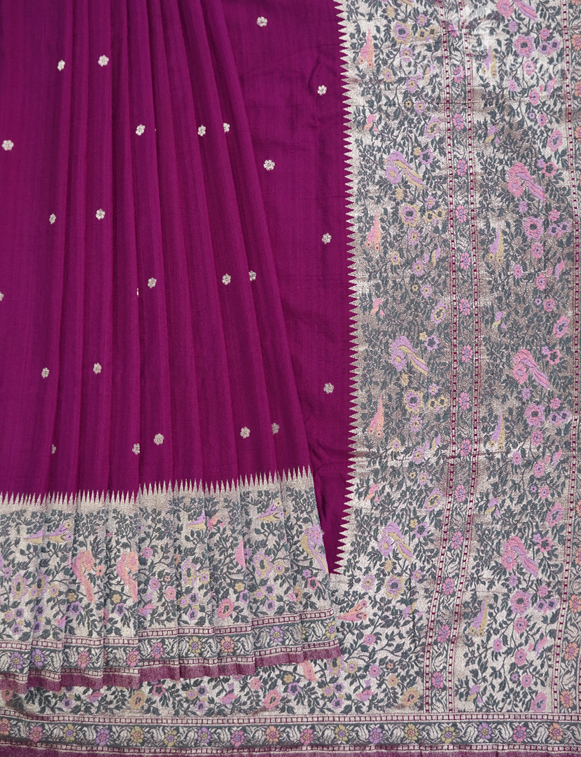 SEMI TUSSAR KADDI SAREE-STK15