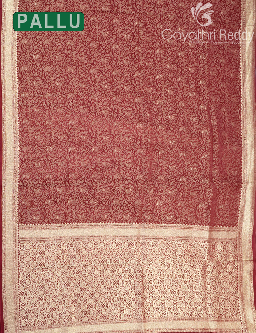 MYSORE CREPE BROCADE SAREE-MCB25