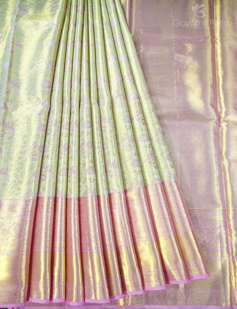 PURE KANCHI PATTU PAVADA(FREE SIZE)-KPL799