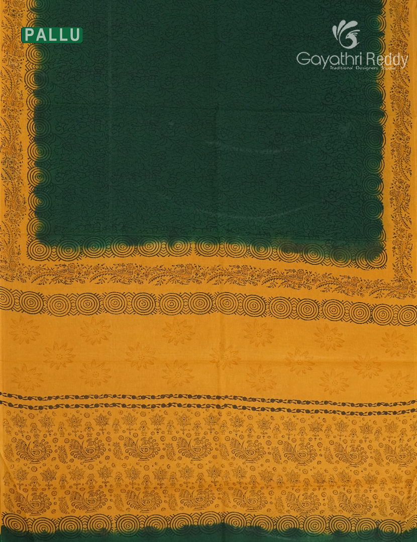 Block Print Cotton Saree-BPC5