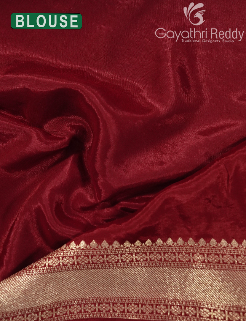 MYSORE CREPE BROCADE SAREE-MCB25