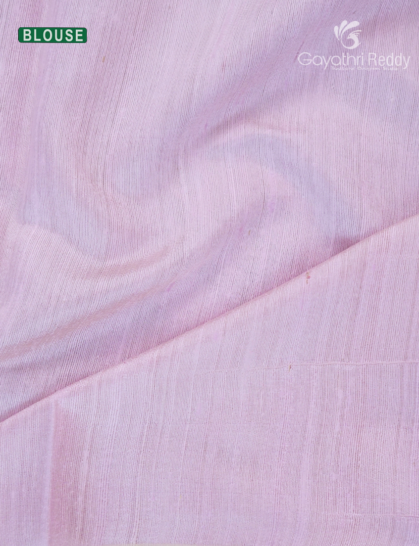 Pure Khadi Pattu Saree in Pastel Lavender