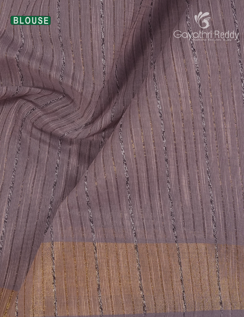 Pure Handloom Cotton Saree in Onion Pink