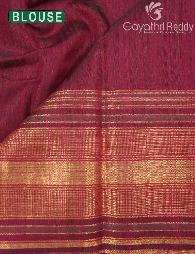 PURE KHADI PATTU SAREE-KHP1367