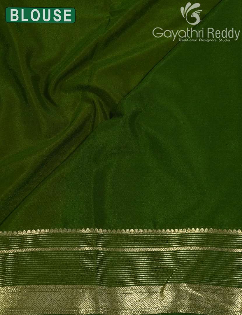 SEMI MYSORE CREPE SAREE-SMC372