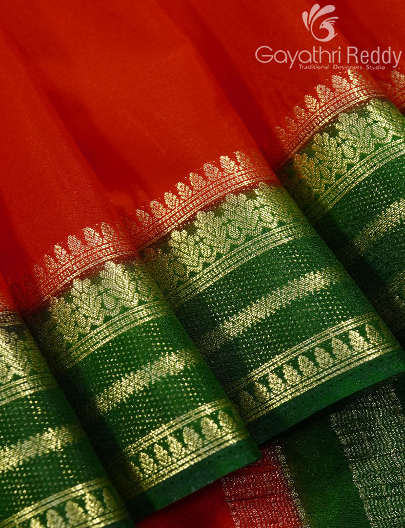 SEMI MYSORE CREPE SAREE-SMC322