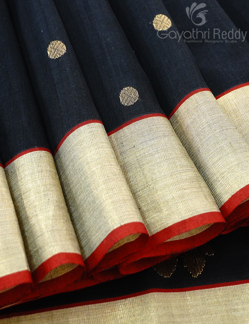 PURE CHANDERI SICO  SAREE-PCS654