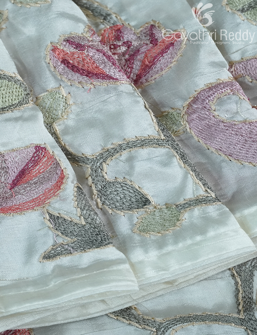 SEMI DUPION SILK WORK-SDSW15