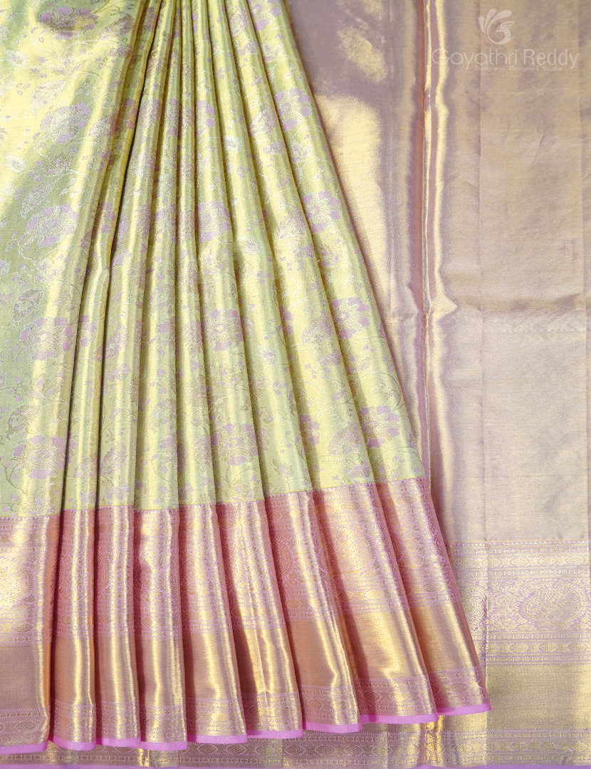 PURE KANCHI PATTU PAVADA(FREE SIZE)-KPL800