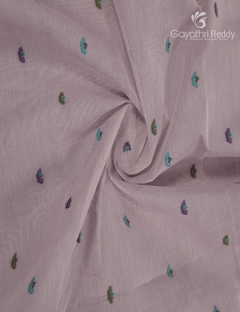 Jamdani Cotton Saree in Off White