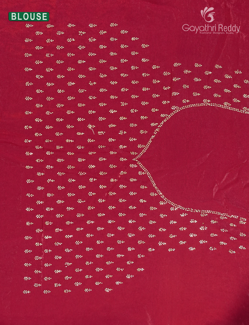 Organza Fancy Saree in Fuchsia Pink