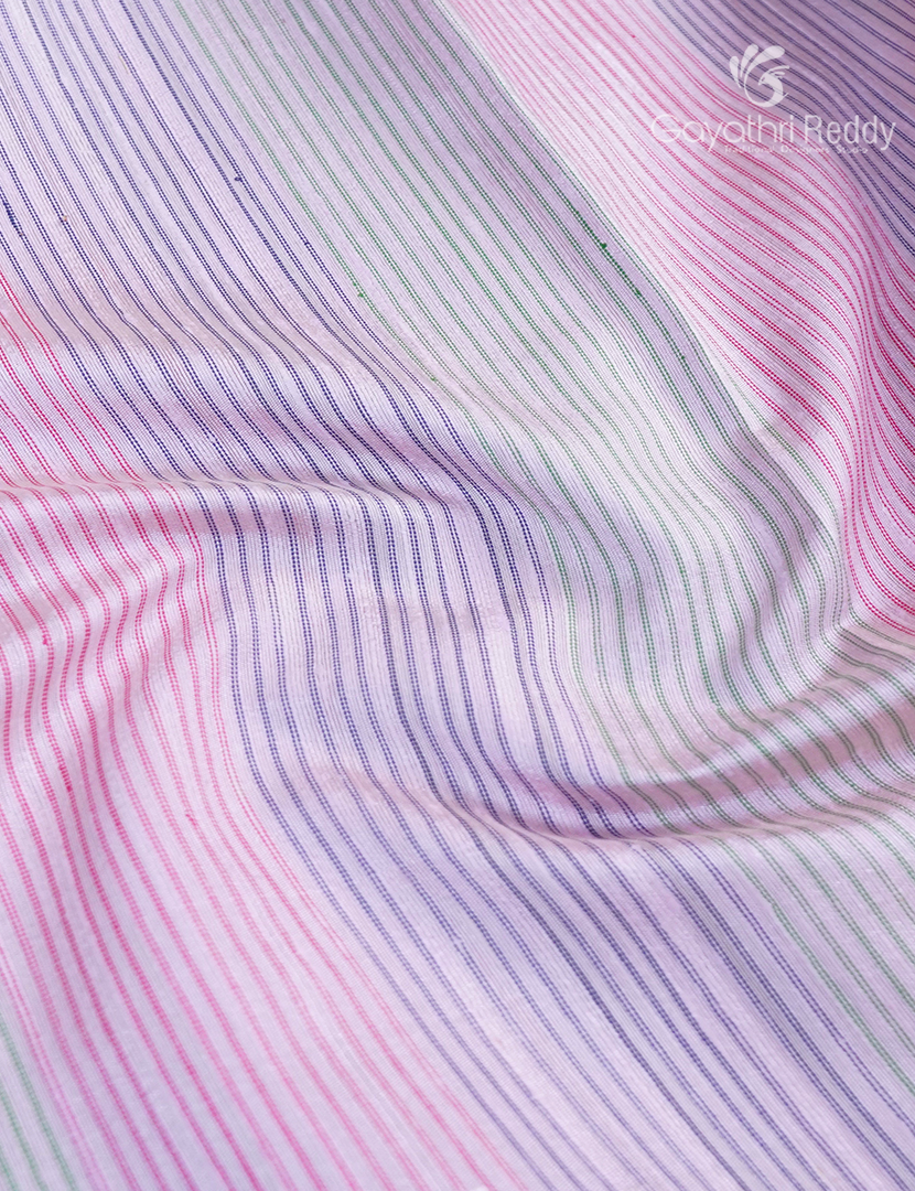 Pure Khadi Pattu Saree in Pastel Lavender