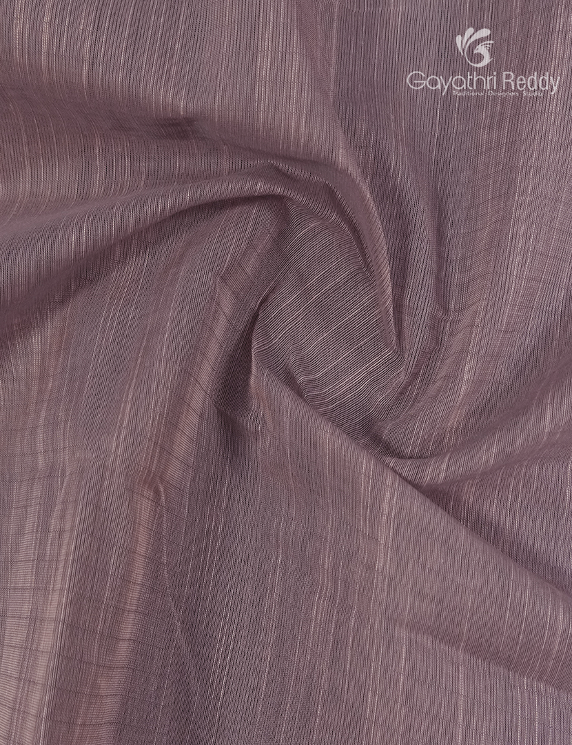 Pure Handloom Cotton Saree in Onion Pink