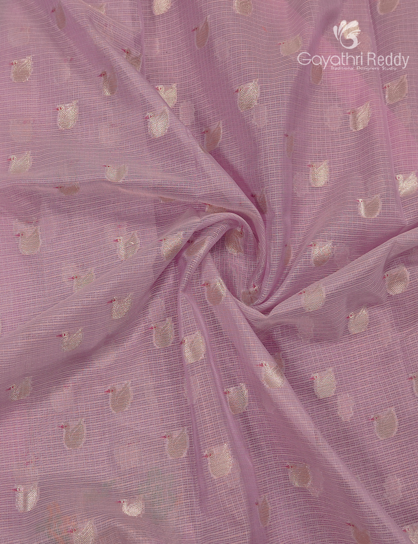 Banaras Kota Lehanga Set in Lavender and Baby Pink