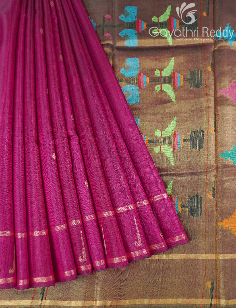 PURE KHADI PATTU SAREE-KHP1287