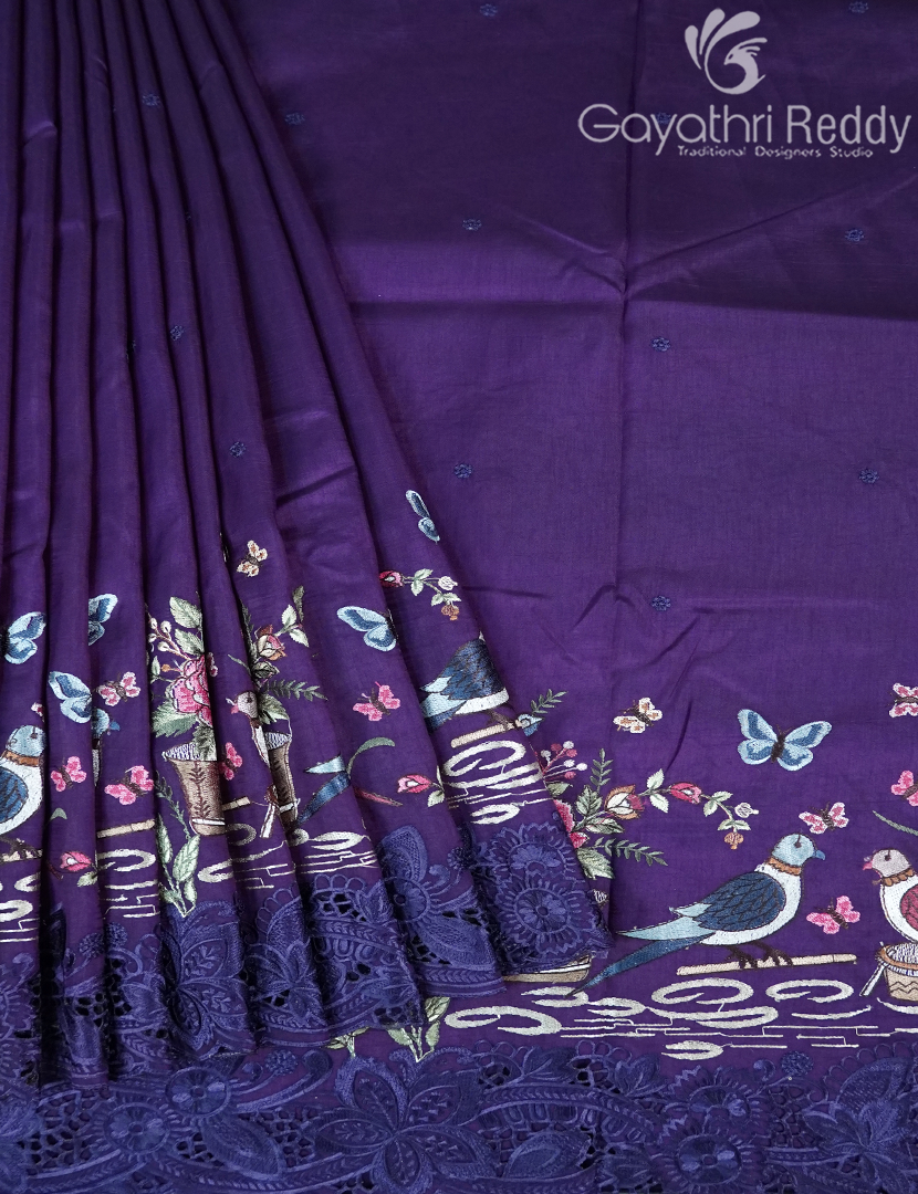 SEMI DUPION SILK SAREE-SDS120