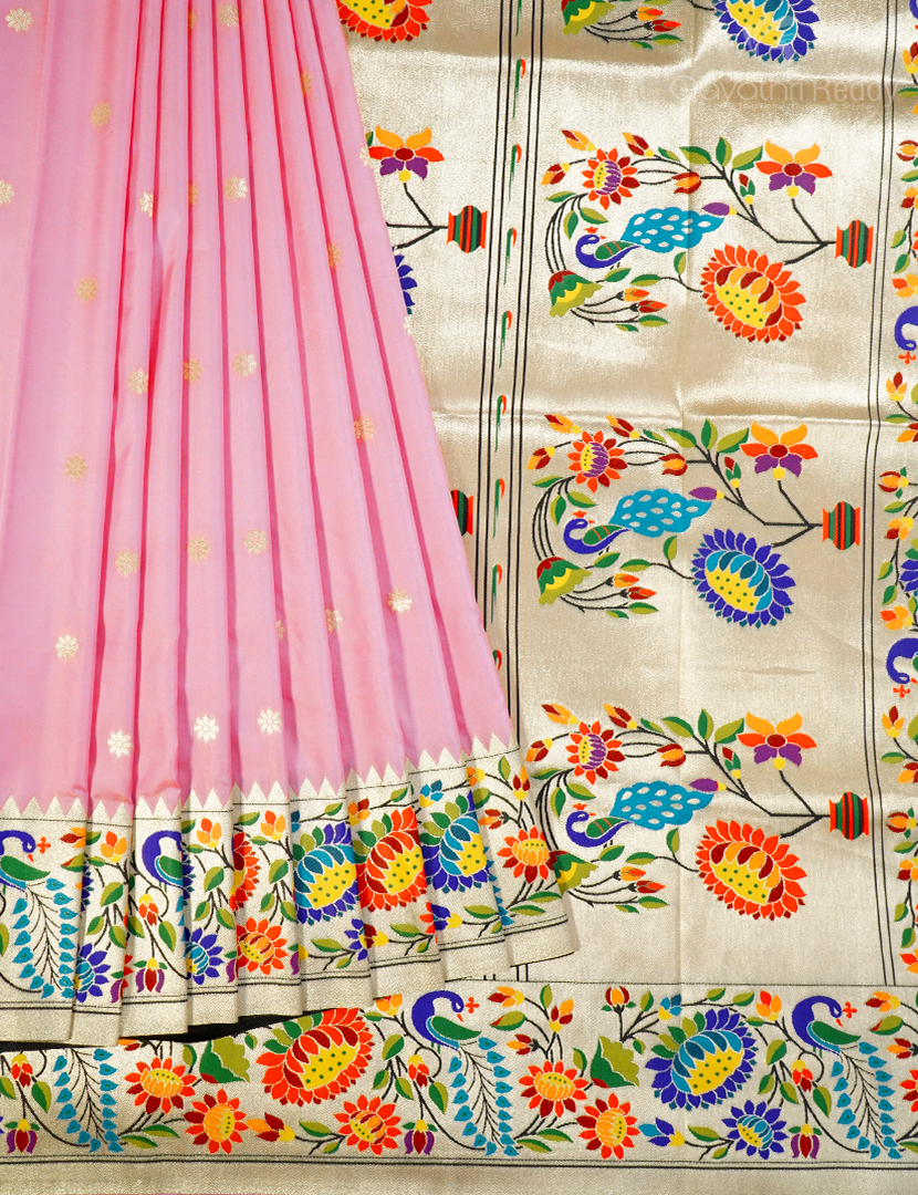 SEMI PAITHANI SAREE-SPS82