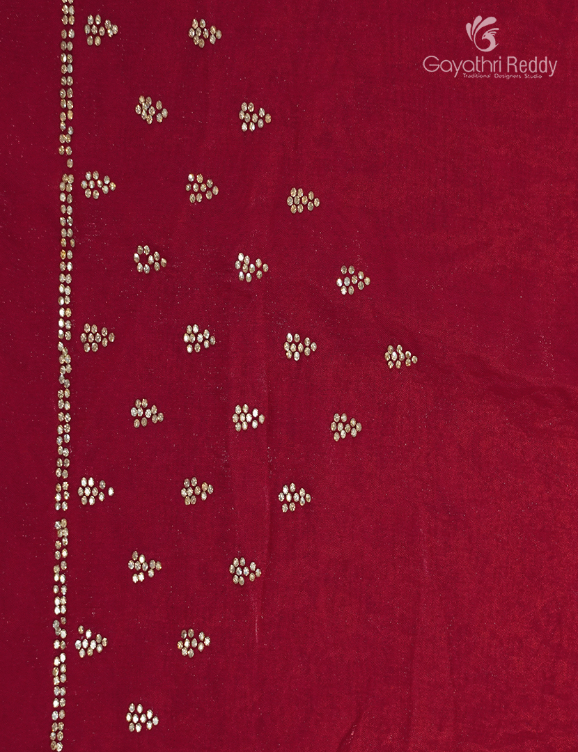 Organza Fancy Saree in Fuchsia Pink