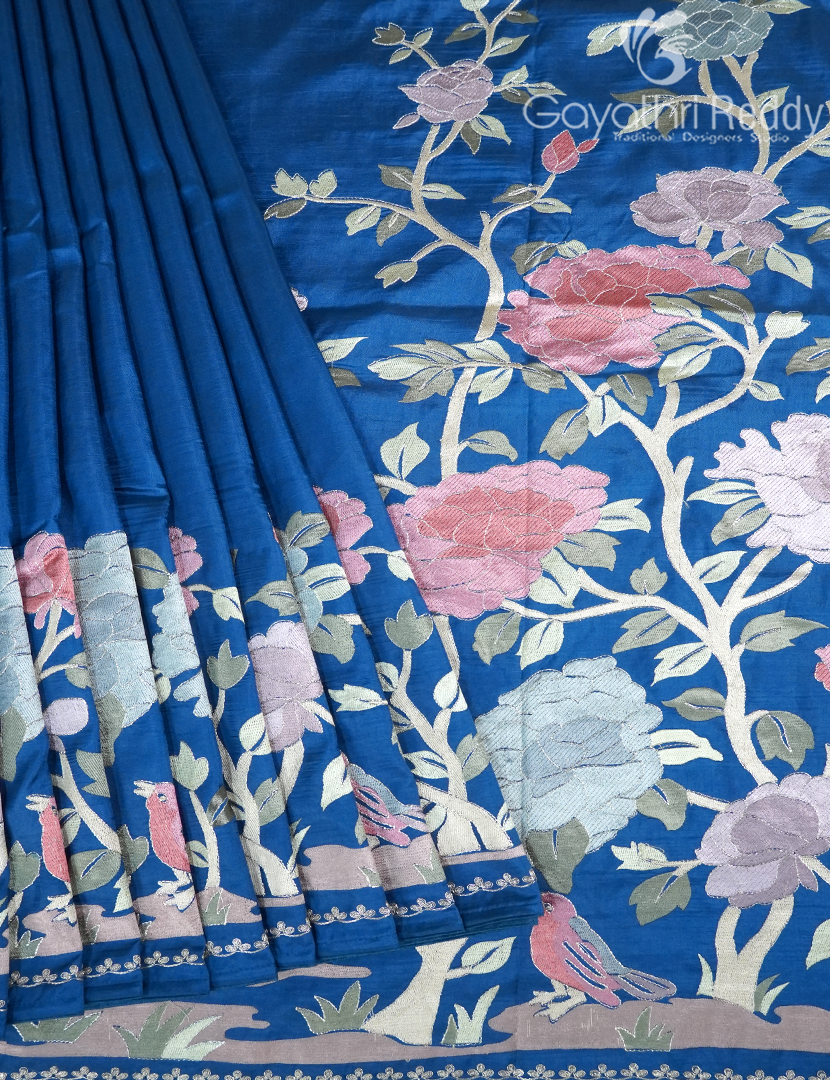 DUPION SILK FANCY SAREE -DSF30