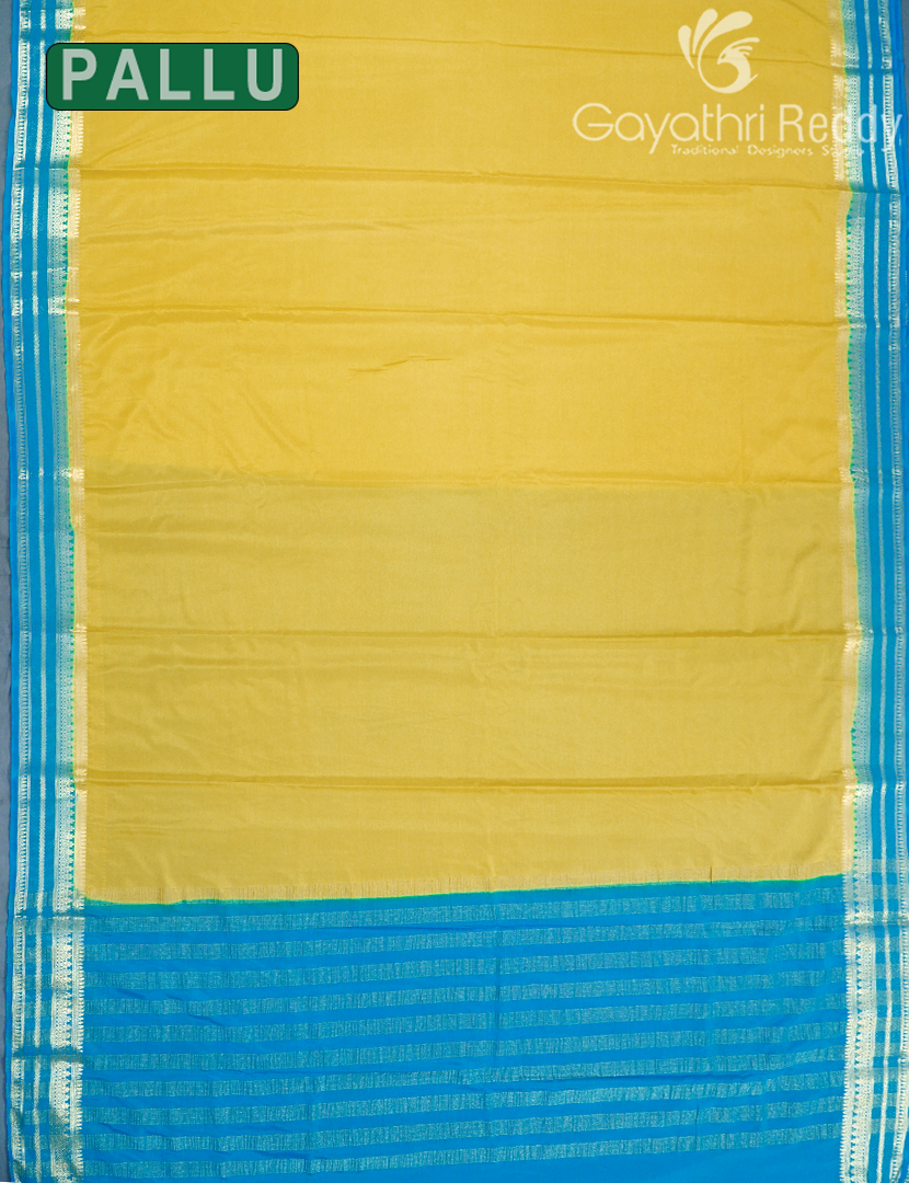 SEMI MYSORE CRAPE SAREE-SMC323