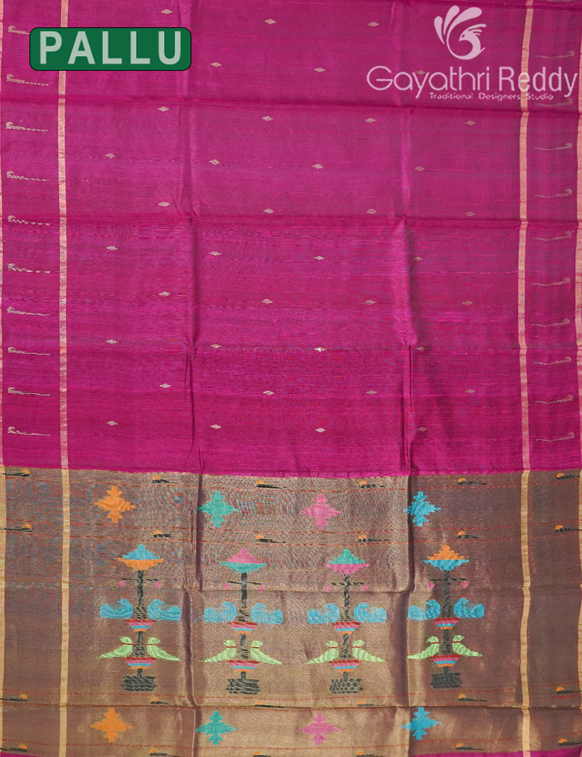 PURE KHADI PATTU SAREE-KHP1287