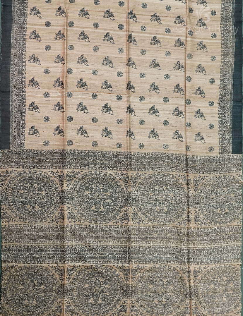 PURE DESI TUSSAR SILK-TS1332