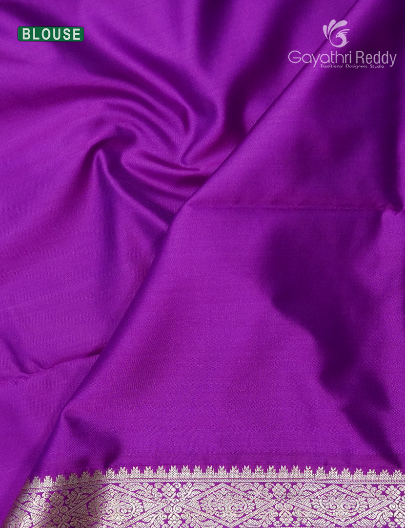 Soft Silk Saree in Deep Blue