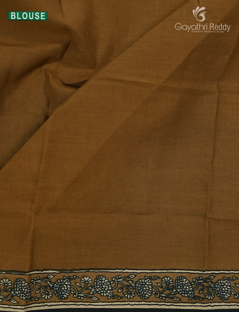 Premium Quality Cotton Kota Saree in Beige and Brown