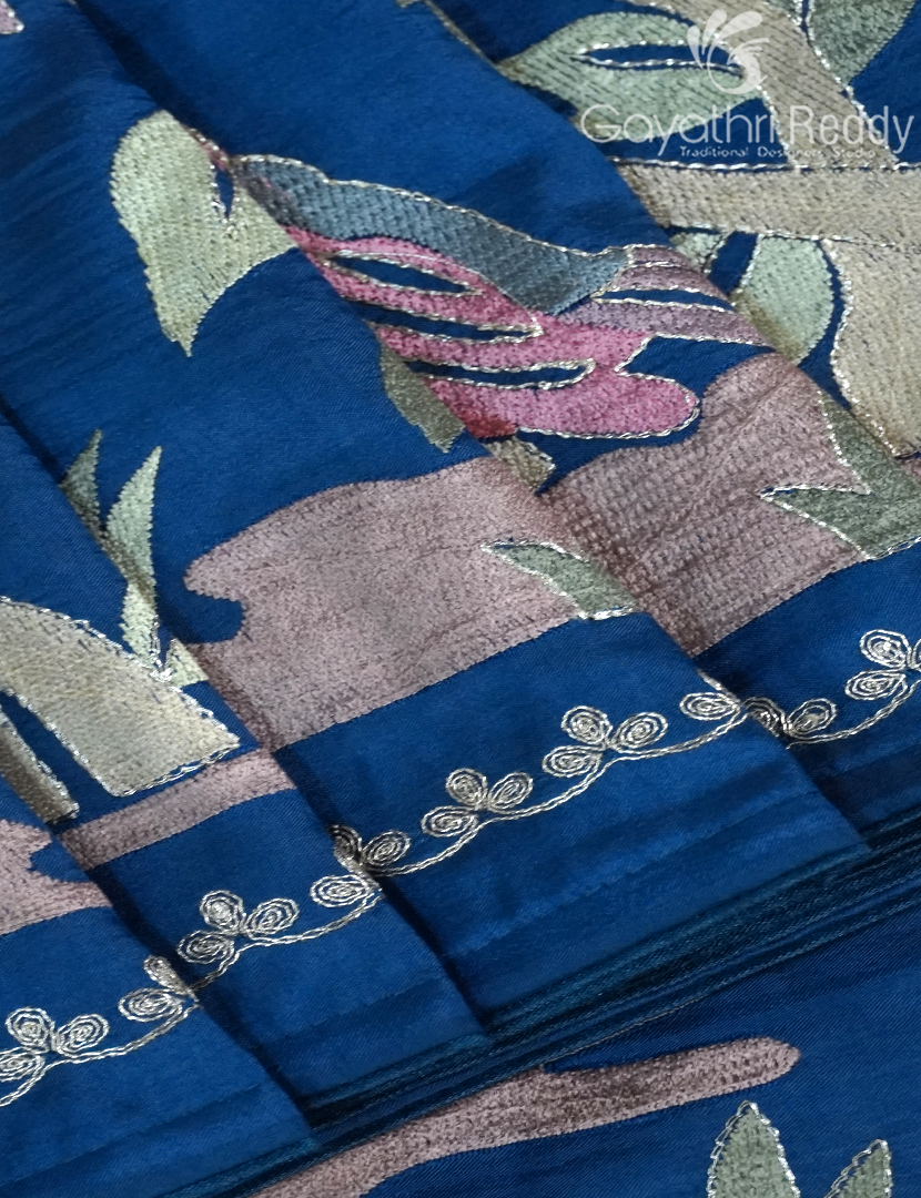 DUPION SILK FANCY SAREE -DSF30