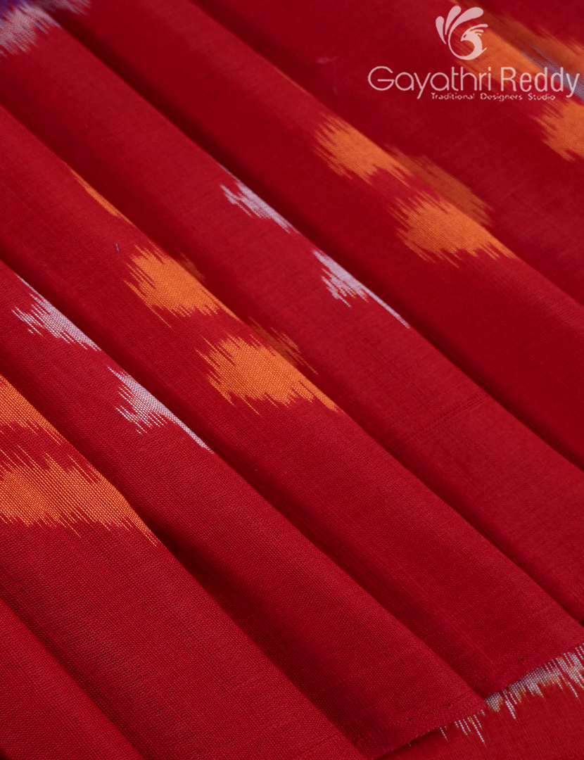 PURE IKKAT COTTON (H.L) SAREE-IKC1059